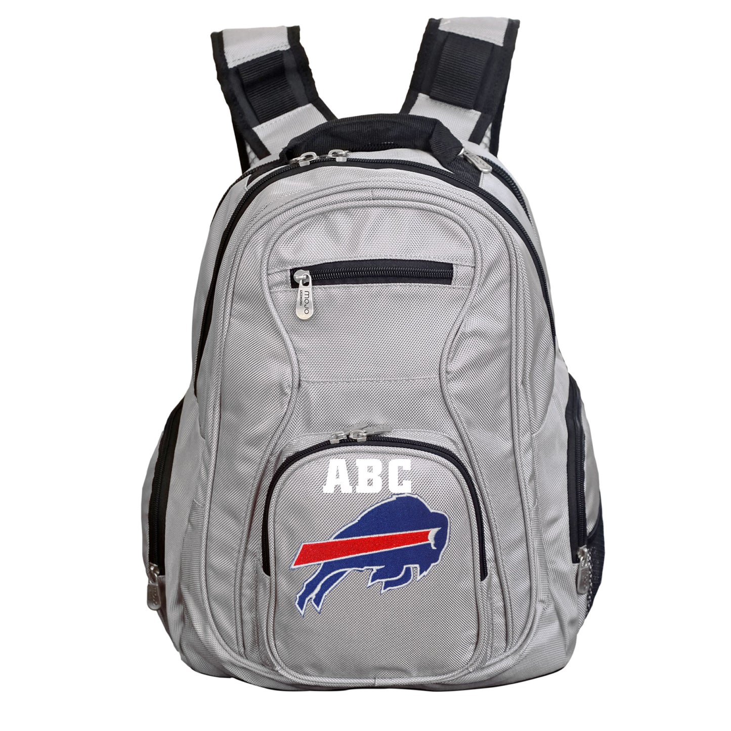 MOJO Gray Buffalo Bills Personalized Premium Laptop Backpack