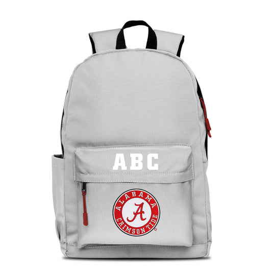 MOJO Gray Alabama Crimson Tide Personalized Campus Laptop Backpack