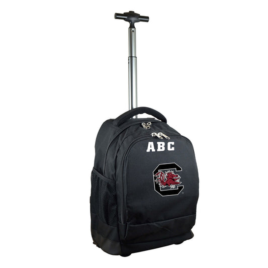 MOJO Black South Carolina Gamecocks 19'' Personalized Premium Wheeled Backpack