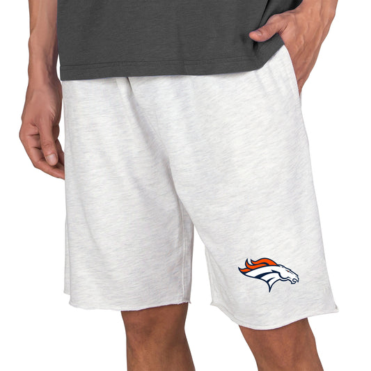 Men's Concepts Sport Oatmeal Denver Broncos Mainstream Terry Shorts