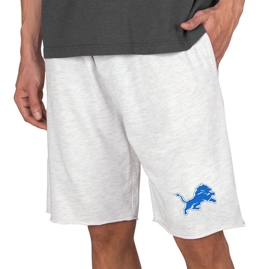 Men's Concepts Sport Oatmeal Detroit Lions Mainstream Terry Shorts