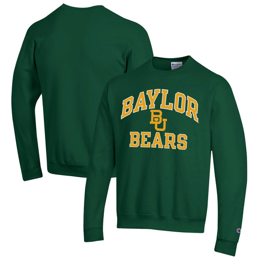 Men's Champion Green Baylor Bears High Motor Pullover Sweatshirt