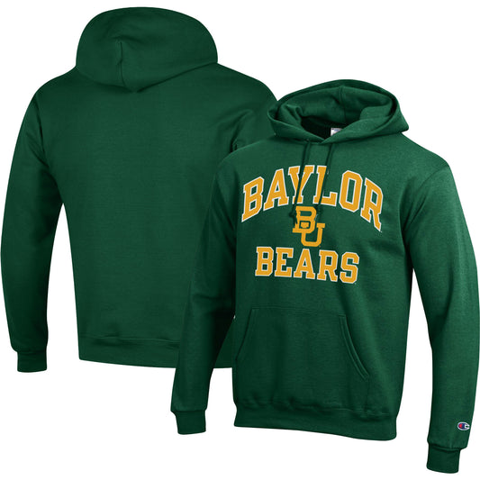 Men's Champion Green Baylor Bears High Motor Pullover Hoodie