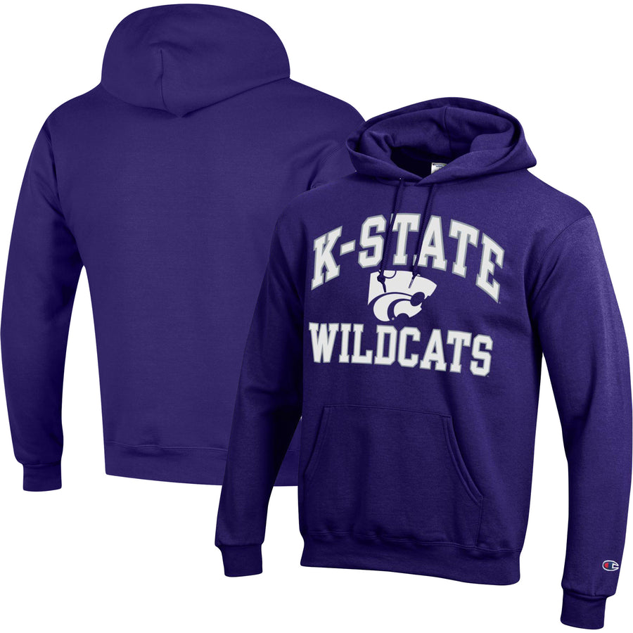 Men's Champion Purple Kansas State Wildcats High Motor Pullover Hoodie