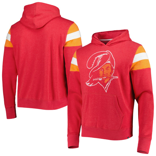 Men's '47 Red Tampa Bay Buccaneers Legacy Premier Nico Pullover Hoodie