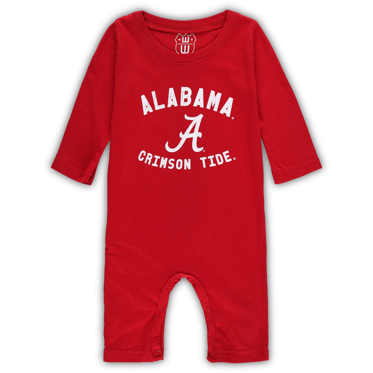 Infant Wes & Willy Crimson Alabama Crimson Tide Core Long Sleeve Jumper