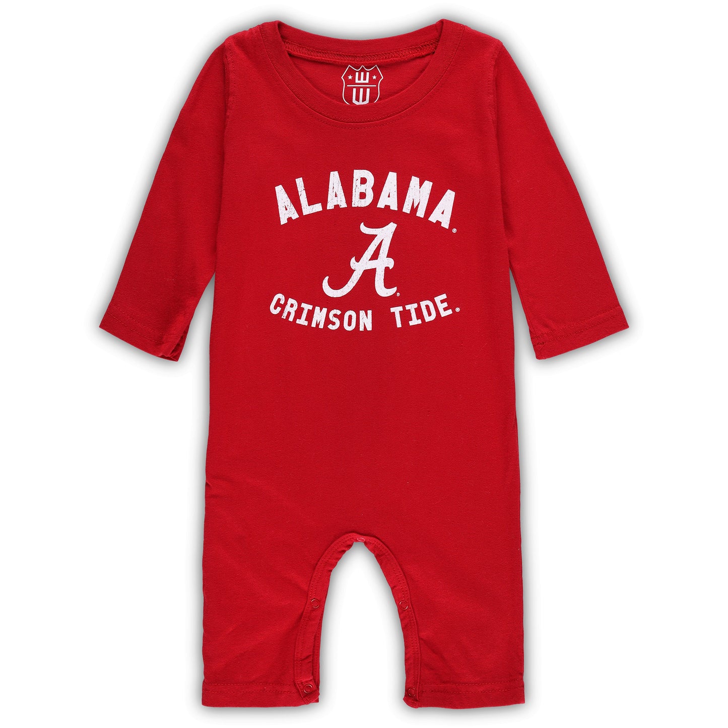 Infant Wes & Willy Crimson Alabama Crimson Tide Core Long Sleeve Jumper