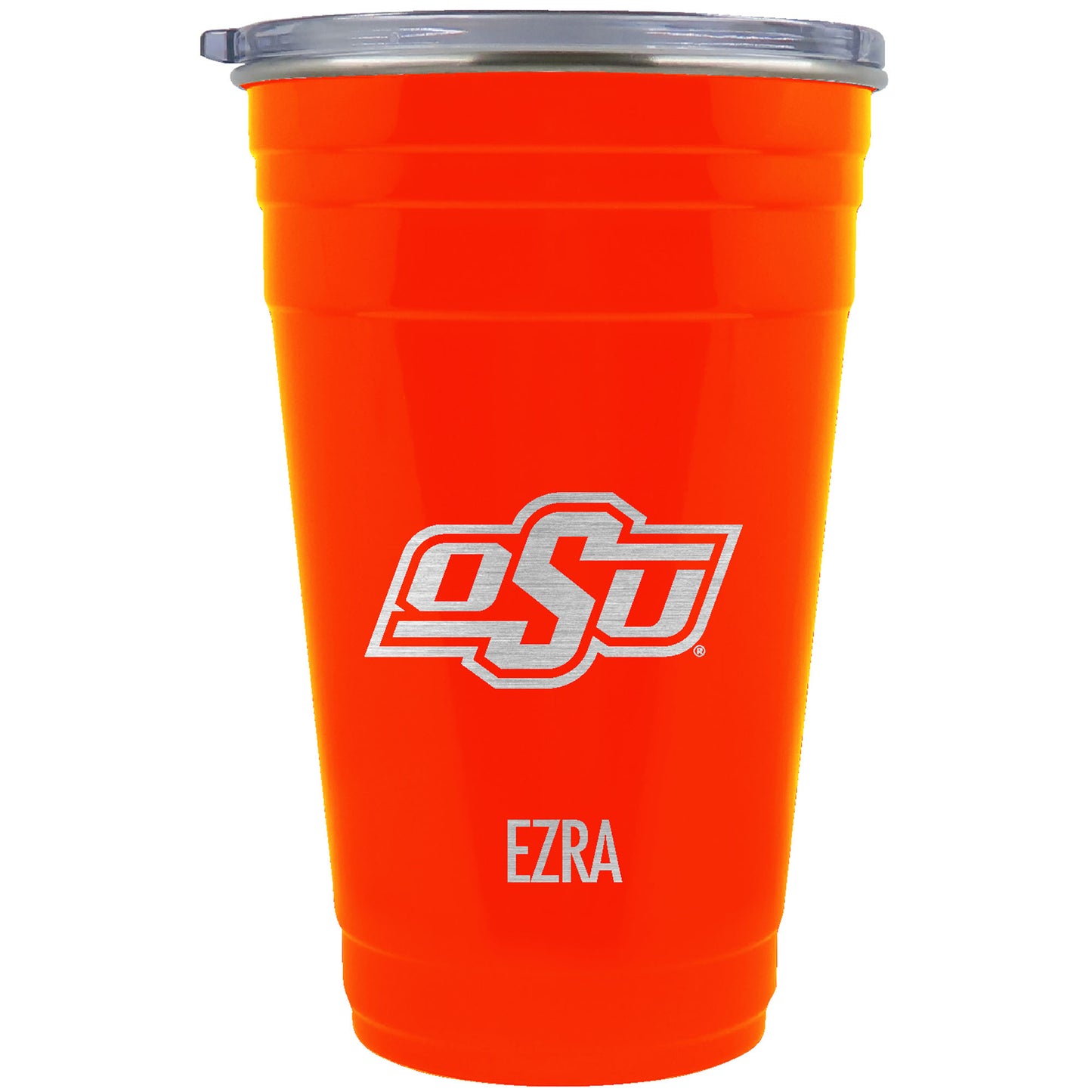 Oklahoma State Cowboys Team Logo 22oz. Personalized Tailgater Travel Tumbler