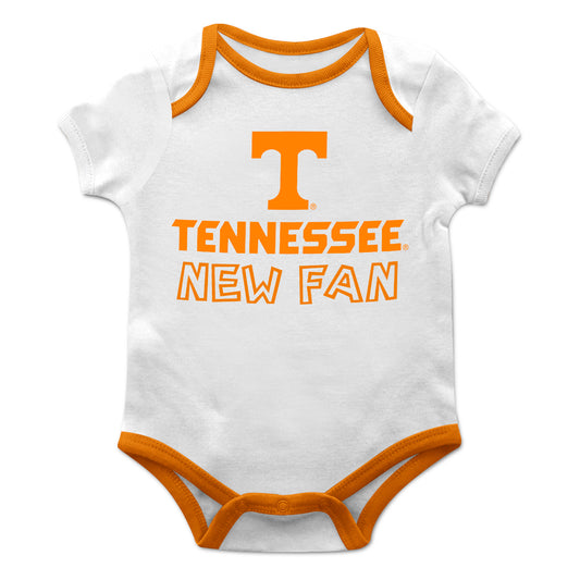 Infant White Tennessee Volunteers New Fan Bodysuit