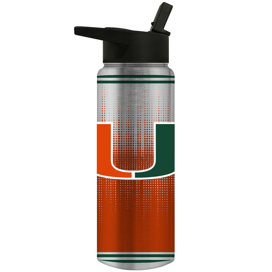 Miami Hurricanes Team Logo 24oz. Personalized Jr. Thirst Water Bottle