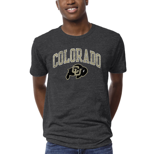 Men's League Collegiate Wear Charcoal Colorado Buffaloes 1965 Victory Falls T-Shirt