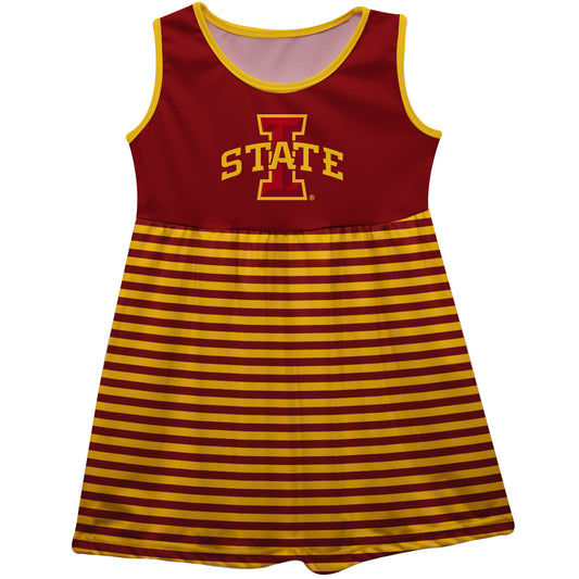 Girls Infant Maroon Iowa State Cyclones Tank Top Dress
