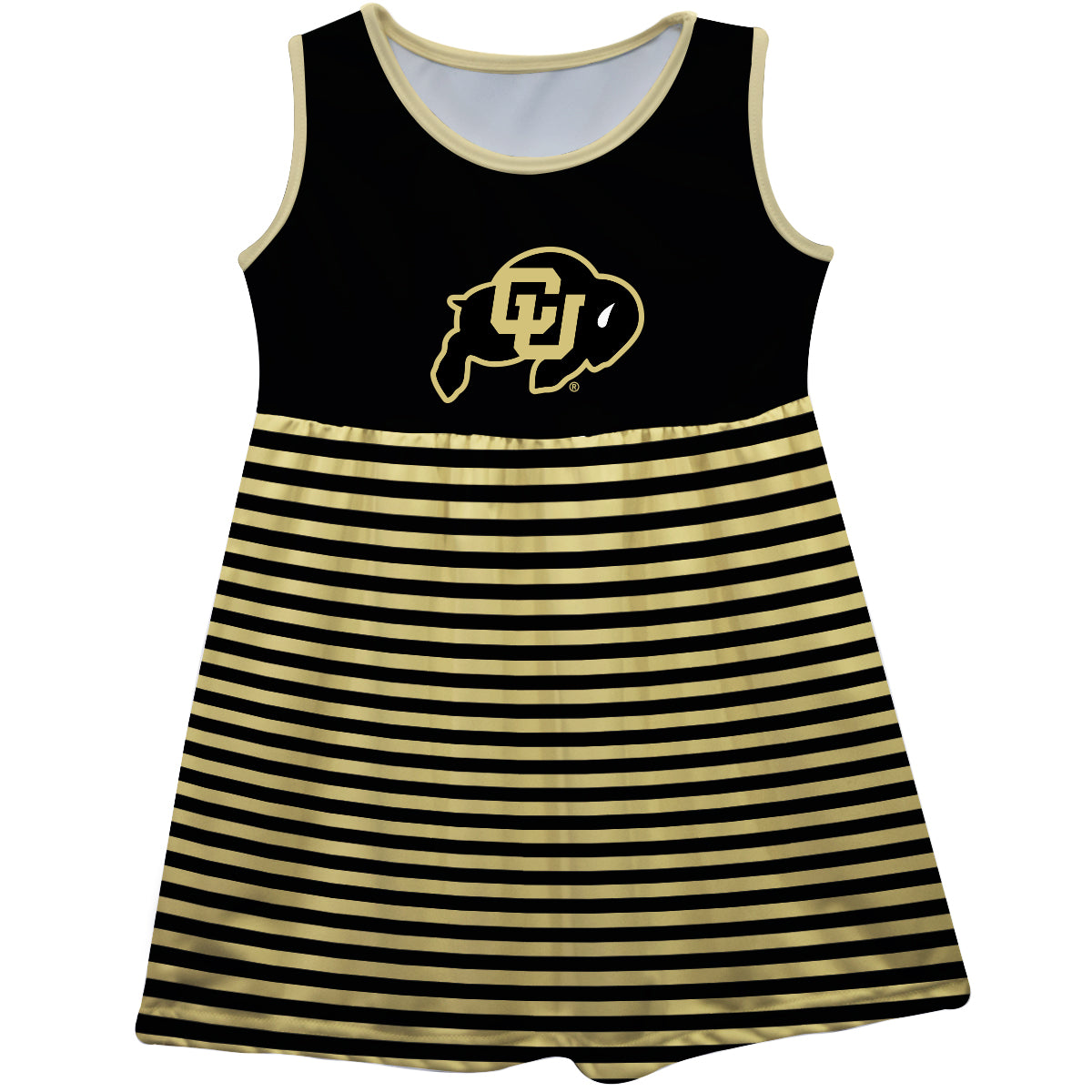 Girls Toddler Black Colorado Buffaloes Tank Top Dress