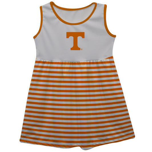 Girls Toddler White Tennessee Volunteers Tank Top Dress