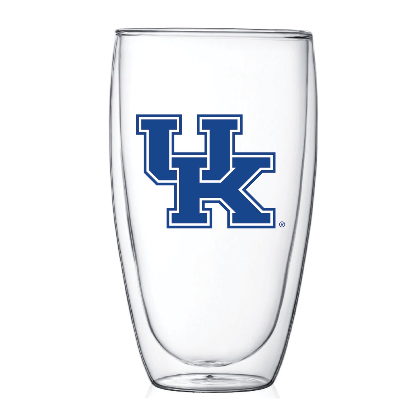 Kentucky Wildcats 15oz. Double Wall Thermo Glass