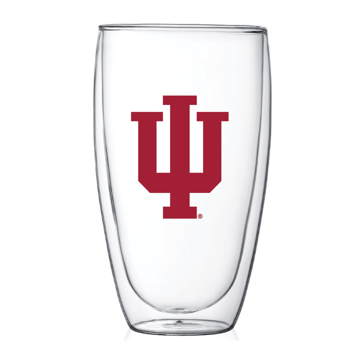 Indiana Hoosiers 15oz. Double Wall Thermo Glass