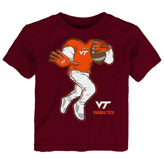 Toddler Maroon Virginia Tech Hokies Stiff Arm T-Shirt