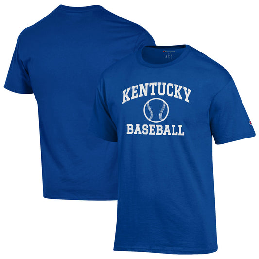 Men's Champion Royal Kentucky Wildcats Baseball Icon T-Shirt