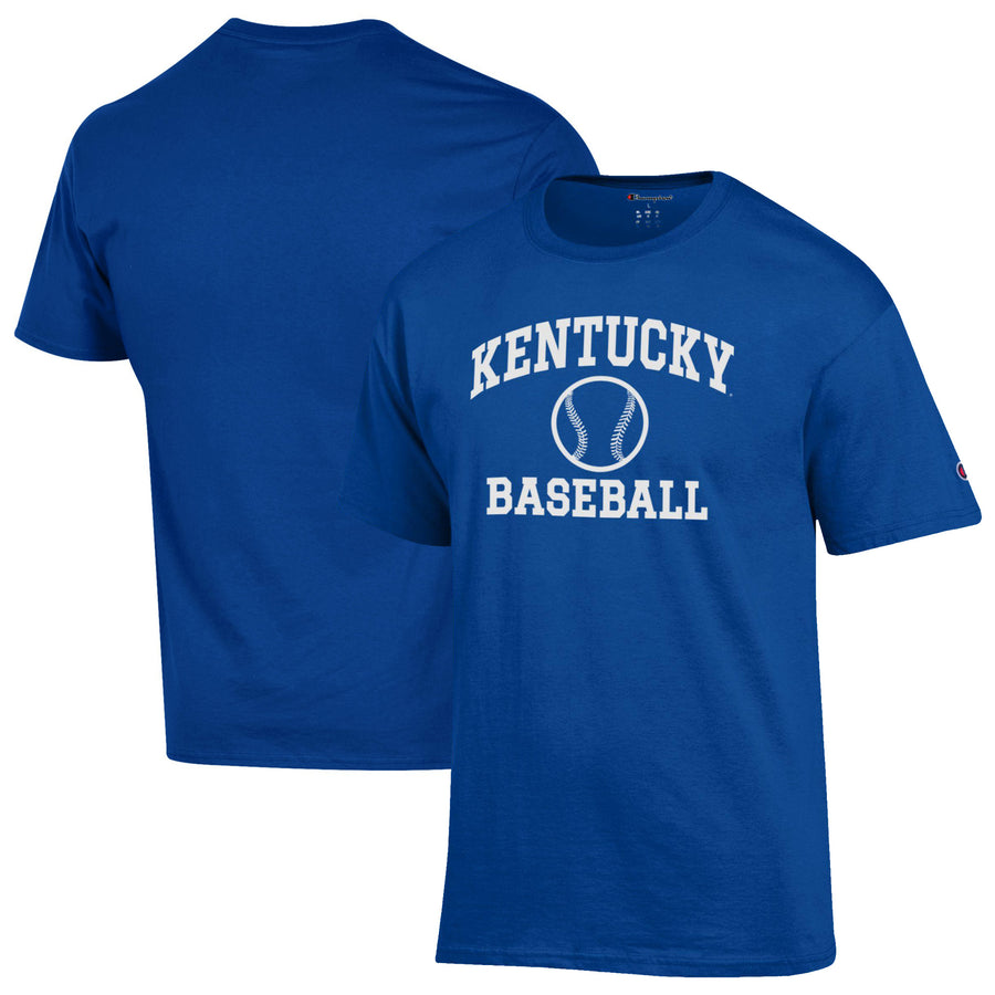 Men's Champion Royal Kentucky Wildcats Baseball Icon T-Shirt