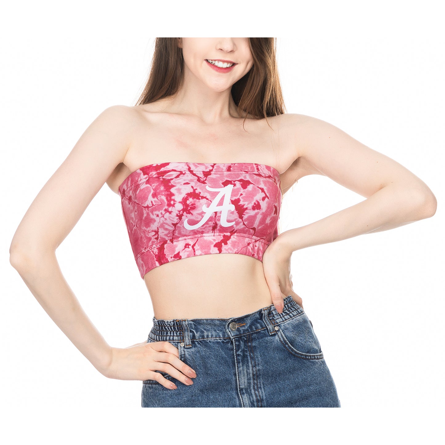 Women's ZooZatz Crimson Alabama Crimson Tide Bandeau Top