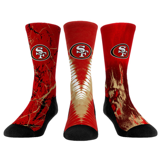 Youth Rock Em Socks San Francisco 49ers 3-Pack Crew Socks Set