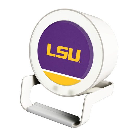 LSU Tigers Night Light Wireless Charger And Bluetooth Speaker