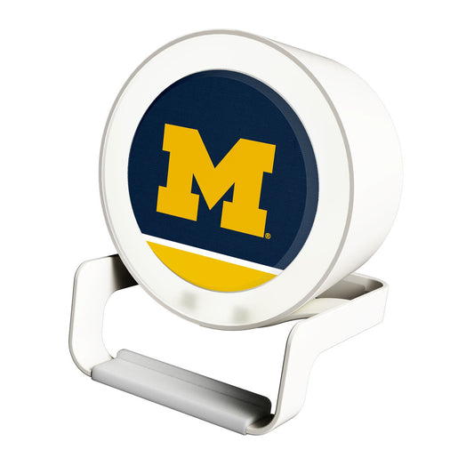 Michigan Wolverines Night Light Wireless Charger And Bluetooth Speaker