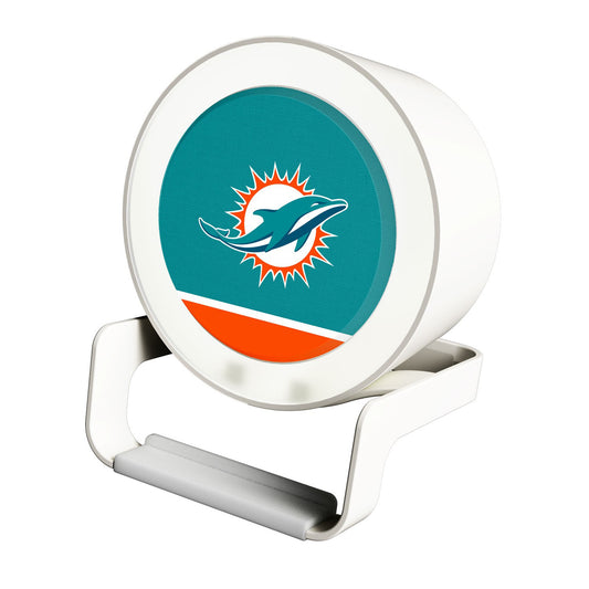 Miami Dolphins Night Light Wireless Charger And Bluetooth Speaker