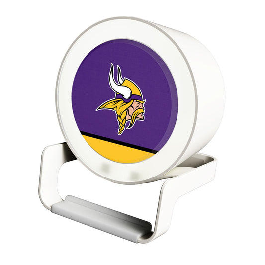 Minnesota Vikings Night Light Wireless Charger And Bluetooth Speaker