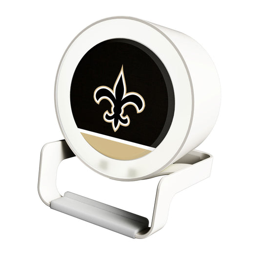 New Orleans Saints Night Light Wireless Charger And Bluetooth Speaker