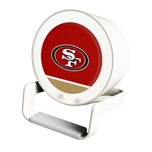 San Francisco 49ers Night Light Wireless Charger And Bluetooth Speaker