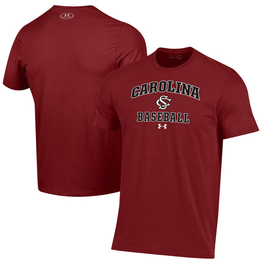 Men's Under Armour Garnet South Carolina Gamecocks Baseball Performance T-Shirt