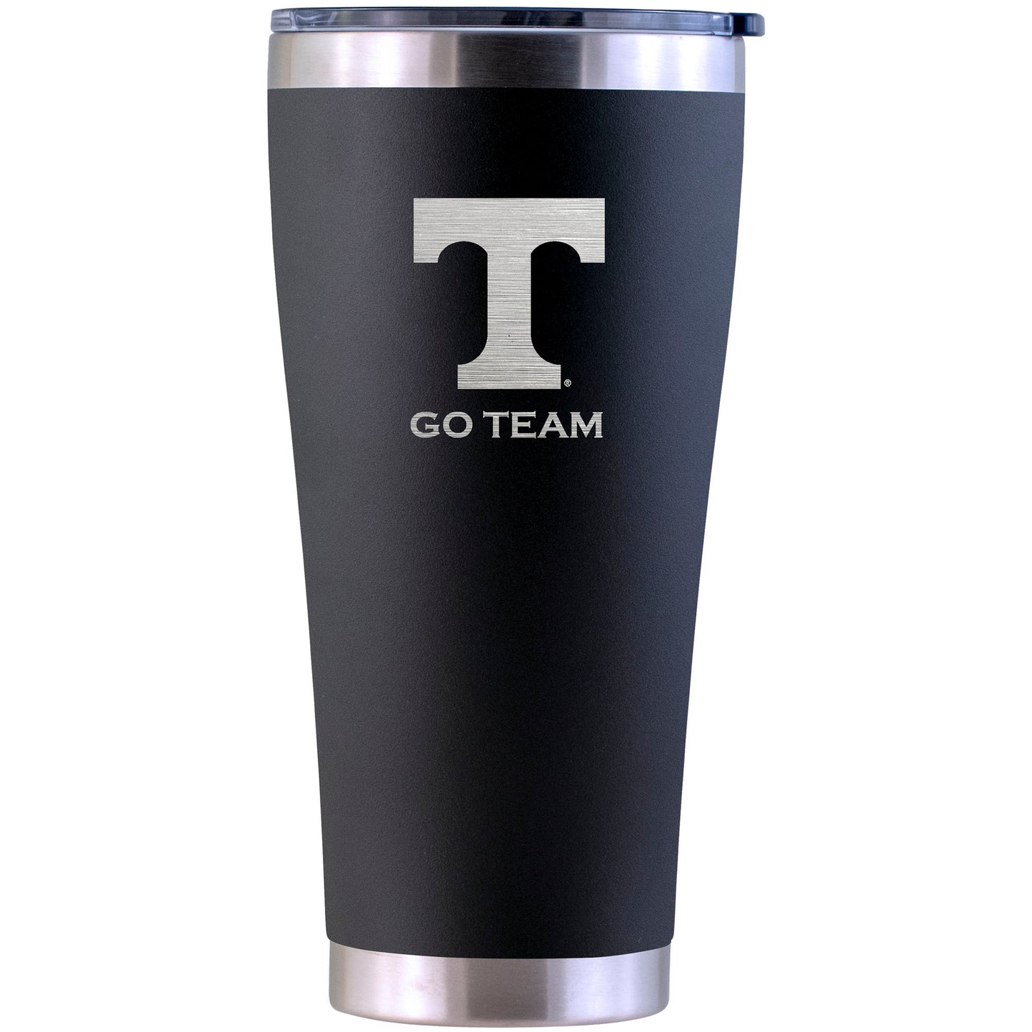 Tennessee Volunteers Personalized 30oz. Laser Etched Black Tumbler
