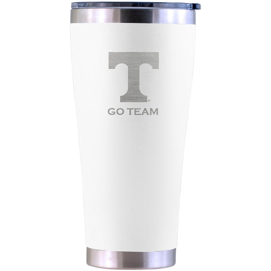 Tennessee Volunteers Personalized 30oz. Laser Etched White Tumbler