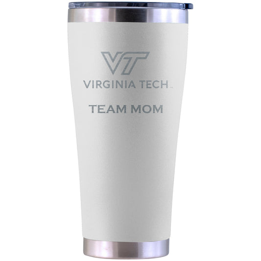 Virginia Tech Hokies Personalized 30oz. Laser Etched White Tumbler