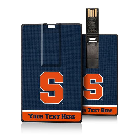 Syracuse Orange Personalized Credit Card USB Drive