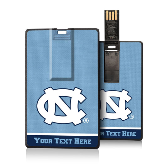 North Carolina Tar Heels Personalized Credit Card USB Drive