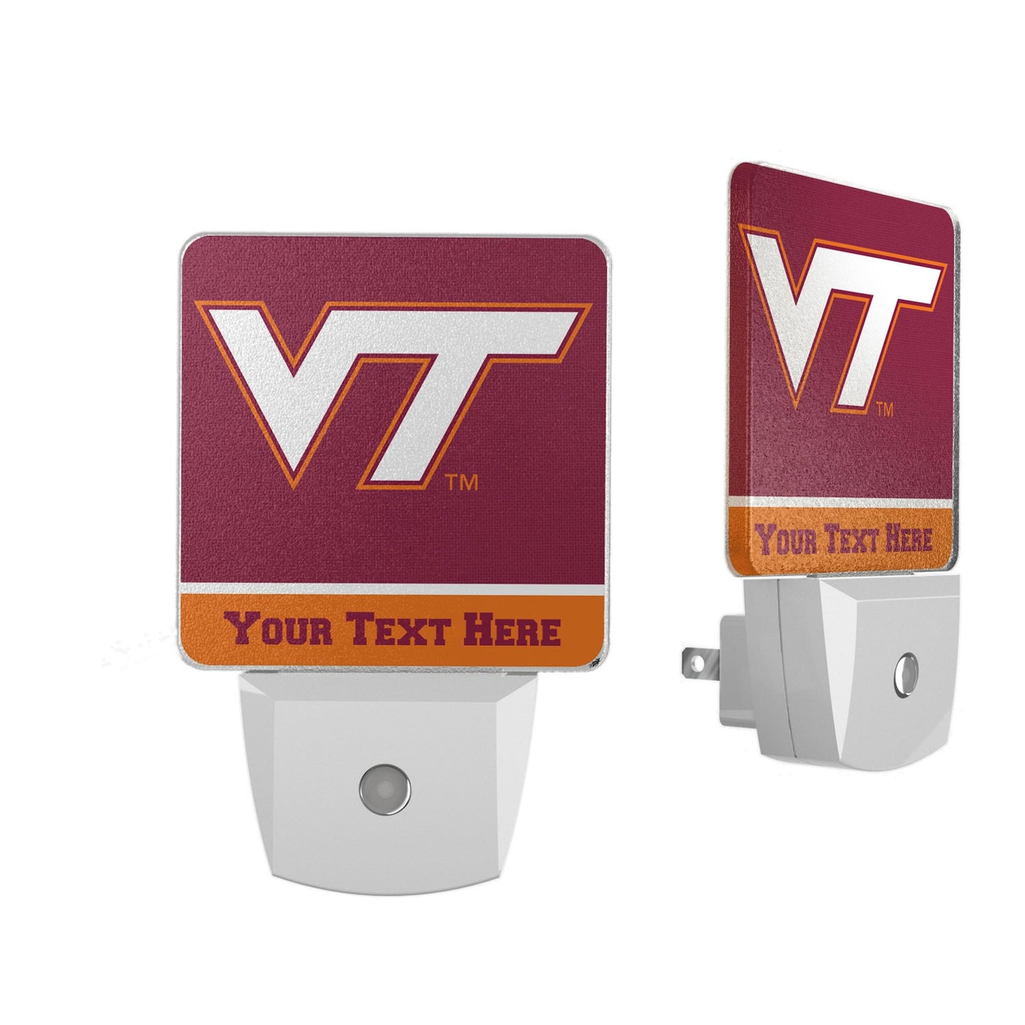 Virginia Tech Hokies Personalized 2-Piece Nightlight Set