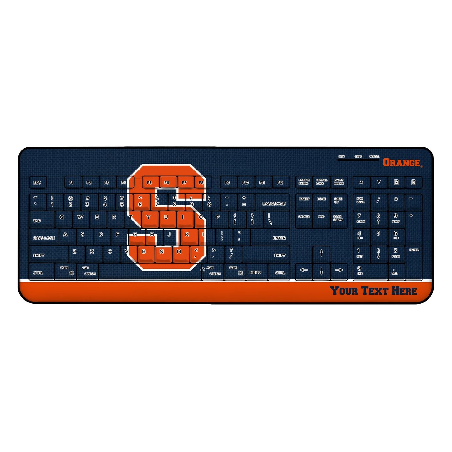 Syracuse Orange Personalized Wireless Keyboard