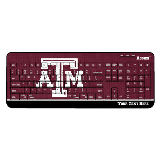 Texas A&M Aggies Personalized Wireless Keyboard