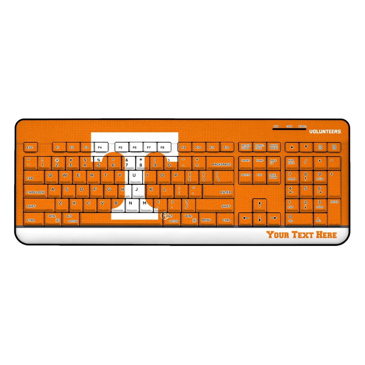 Tennessee Volunteers Personalized Wireless Keyboard