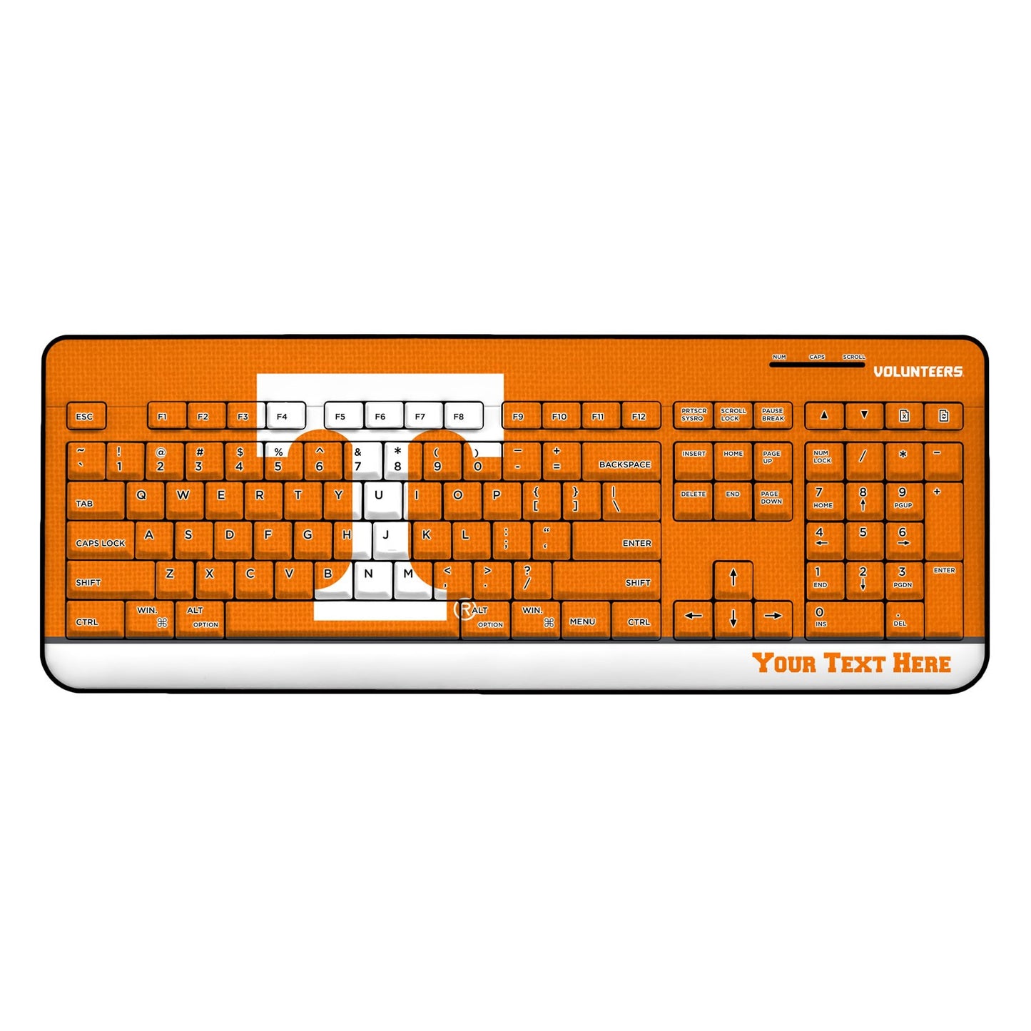 Tennessee Volunteers Personalized Wireless Keyboard