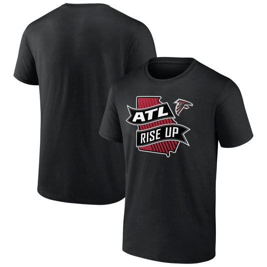 Men's Black Atlanta Falcons Hometown Collection Prime Time T-Shirt