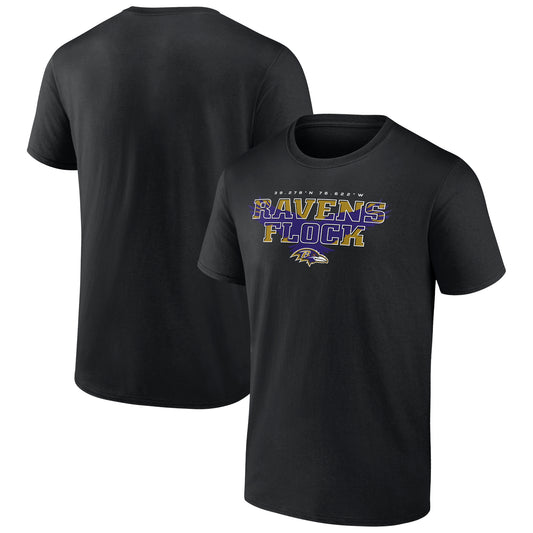 Men's Black Baltimore Ravens Hometown Collection Prime Time T-Shirt