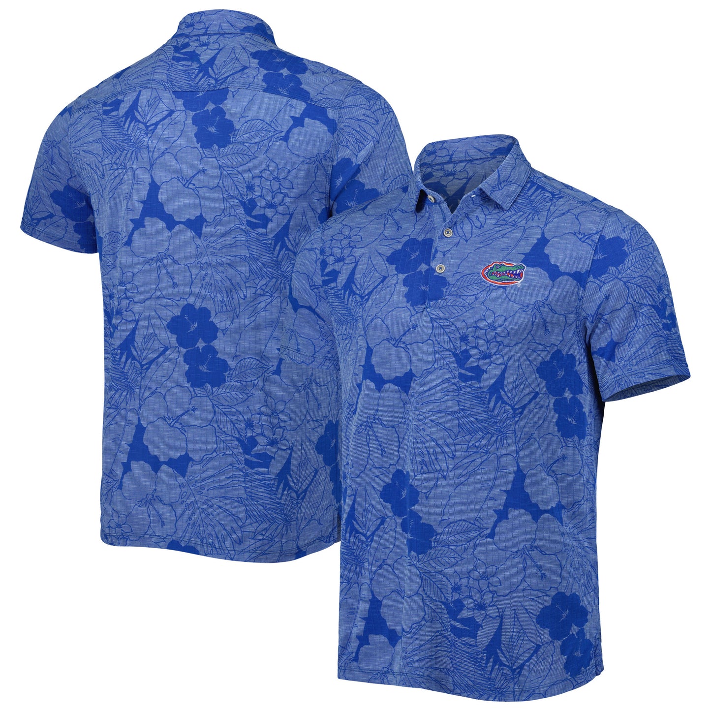 Men's Tommy Bahama Royal Florida Gators Miramar Blooms Polo