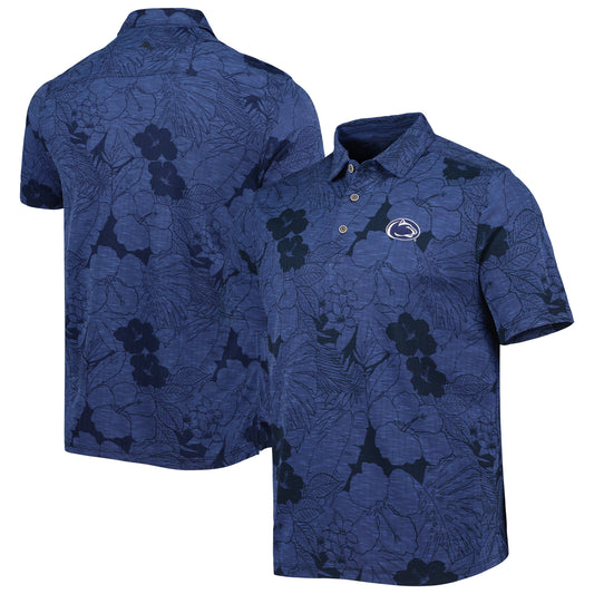 Men's Tommy Bahama Navy Penn State Nittany Lions Miramar Blooms Polo