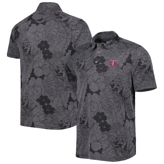 Men's Tommy Bahama Black Texas A&M Aggies Miramar Blooms Polo
