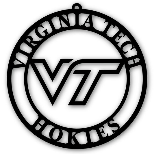 Black Virginia Tech Hokies 16'' Team Logo Cutout