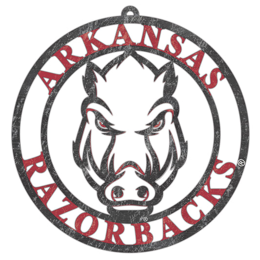 Arkansas Razorbacks 16'' Team Color Logo Cutout