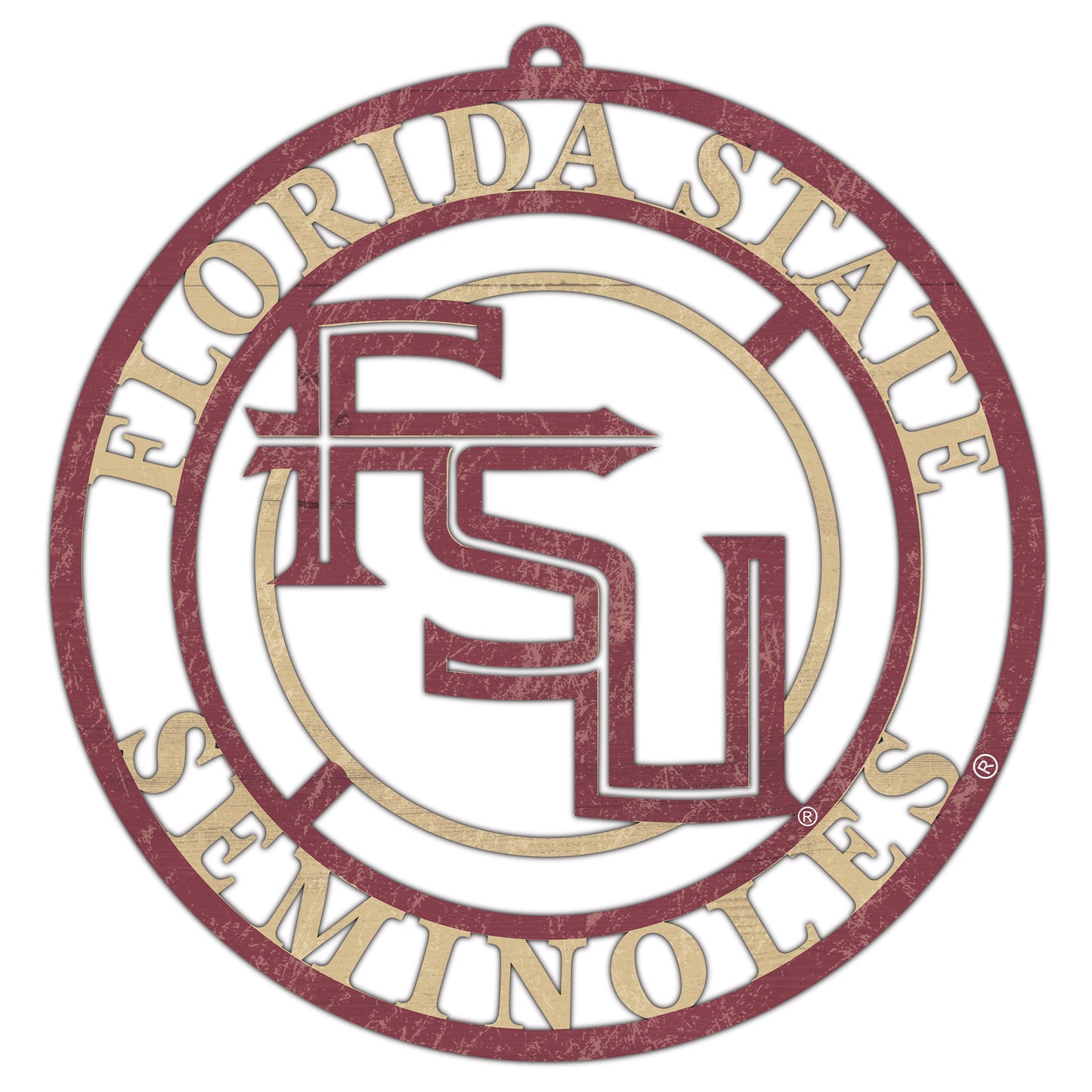 Florida State Seminoles 16'' Team Color Logo Cutout